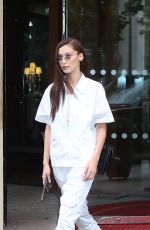 BELLA HADID Out and About in Paris 06/29/2018