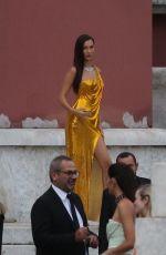 BELLA HADID Out and About in Rome 06/28/2018