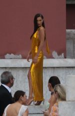 BELLA HADID Out and About in Rome 06/28/2018