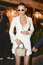 BELLA HADID Out for Dinner in Rome 06/27/2018