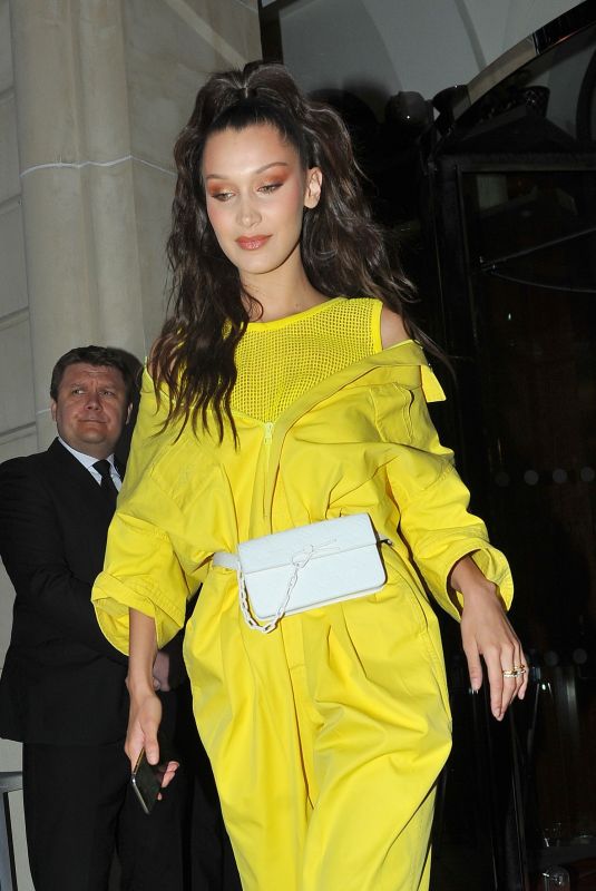 BELLA HADID Out in Paris 06/21/2018