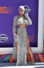 BLAC CHYNA at BET Awards in Los Angeles 06/24/2018