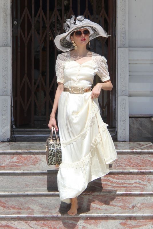 BLANCA BLANCO at a Temple in Malibu 06/28/2018