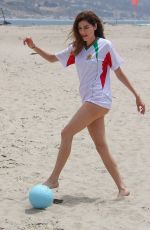 BLANCA BLANCO in Bikini Bottoms Shows off Her Soccer Skills 06/29/2018