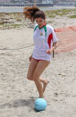BLANCA BLANCO in Bikini Bottoms Shows off Her Soccer Skills 06/29/2018