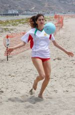 BLANCA BLANCO in Bikini Bottoms Shows off Her Soccer Skills 06/29/2018