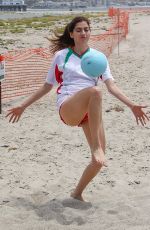 BLANCA BLANCO in Bikini Bottoms Shows off Her Soccer Skills 06/29/2018