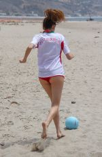 BLANCA BLANCO in Bikini Bottoms Shows off Her Soccer Skills 06/29/2018