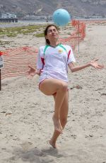 BLANCA BLANCO in Bikini Bottoms Shows off Her Soccer Skills 06/29/2018