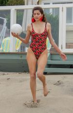 BLANCA BLANCO in Swimsuit Shows off Her Volleyball Skills 06/19/2018