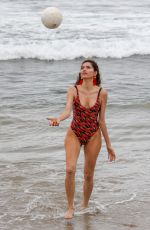 BLANCA BLANCO in Swimsuit Shows off Her Volleyball Skills 06/19/2018
