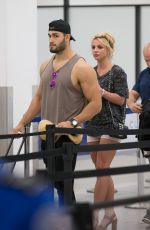 BRITNEY SPEARS at Miami International Airport 06/10/2018