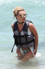 BRITNEY SPEARS Riding a Jetski in Miami 06/06/2018