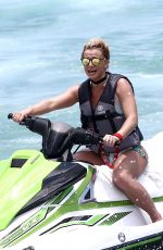 BRITNEY SPEARS Riding a Jetski in Miami 06/06/2018