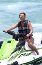 BRITNEY SPEARS Riding a Jetski in Miami 06/06/2018