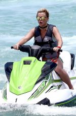 BRITNEY SPEARS Riding a Jetski in Miami 06/06/2018