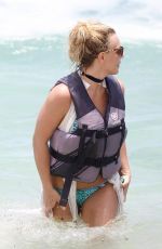 BRITNEY SPEARS Riding a Jetski in Miami 06/06/2018