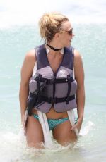 BRITNEY SPEARS Riding a Jetski in Miami 06/06/2018