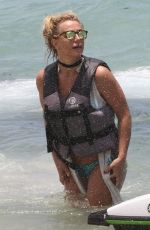 BRITNEY SPEARS Riding a Jetski in Miami 06/06/2018