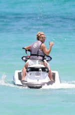 BRITNEY SPEARS Riding a Jetski in Miami 06/06/2018