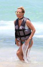 BRITNEY SPEARS Riding a Jetski in Miami 06/06/2018