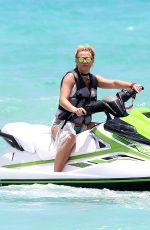 BRITNEY SPEARS Riding a Jetski in Miami 06/06/2018