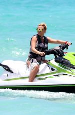 BRITNEY SPEARS Riding a Jetski in Miami 06/06/2018