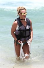 BRITNEY SPEARS Riding a Jetski in Miami 06/06/2018