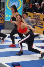 BROOKE BURKE Working Out at Good Morning America in New York 06/11/2018