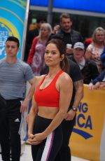 BROOKE BURKE Working Out at Good Morning America in New York 06/11/2018