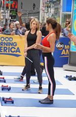 BROOKE BURKE Working Out at Good Morning America in New York 06/11/2018