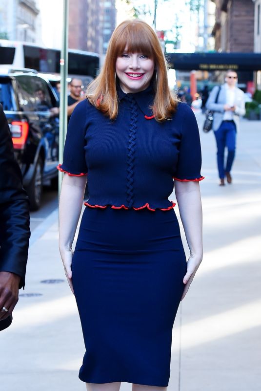BRYCE DALLAS HOWARD at Today Show in New York 06/14/2018