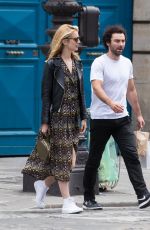 CAITLIN FITZGERALD and Aidan Turner at Le Colibri Restaurant in Paris 06/17/2018