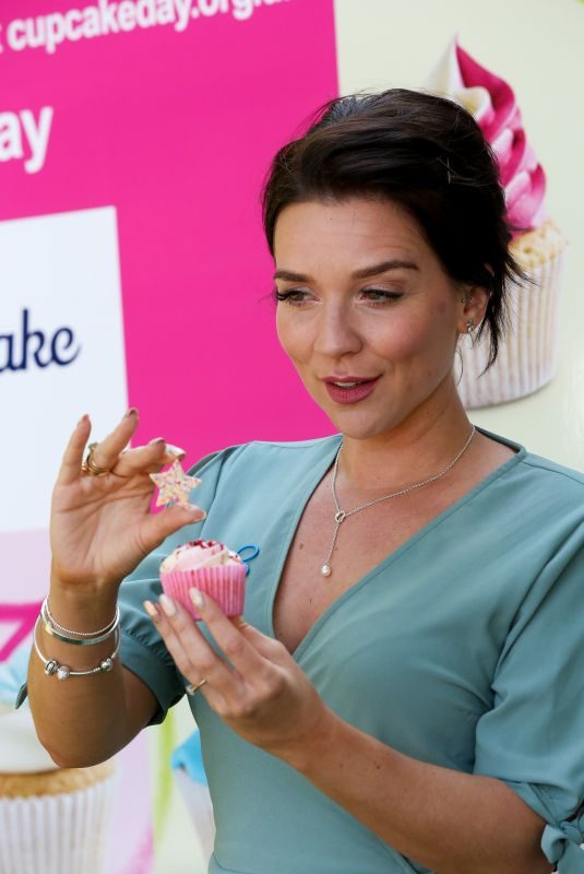 CANDICE BROWN at Alzheimers Society’s Cupcake Day in London 06/08/2018