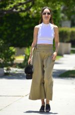 CARA SANTANA Arrives at Mare Salon in West Hollywood 06/14/2018