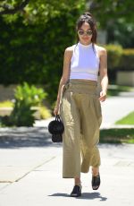 CARA SANTANA Arrives at Mare Salon in West Hollywood 06/14/2018