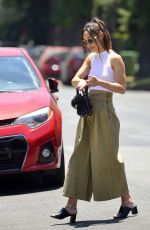 CARA SANTANA Arrives at Mare Salon in West Hollywood 06/14/2018