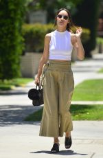 CARA SANTANA Arrives at Mare Salon in West Hollywood 06/14/2018
