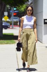 CARA SANTANA Arrives at Mare Salon in West Hollywood 06/14/2018
