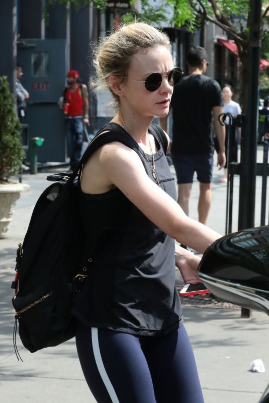 CAREY MULLIGAN Heading to a Gym in New York 06/02/2018
