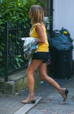 CAROLINE FLACK Leaves Her House in London 06/21/2018