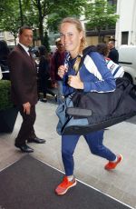 CAROLINE WOZNIACKI Out in Paris 06/04/2018