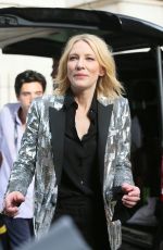 CATE BLANCHETT Arrives at Late Late Show with James Cordon in London 06/18/2018