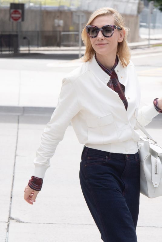 CATE BLANCHETT at JFK Airport in New York 06/04/2018