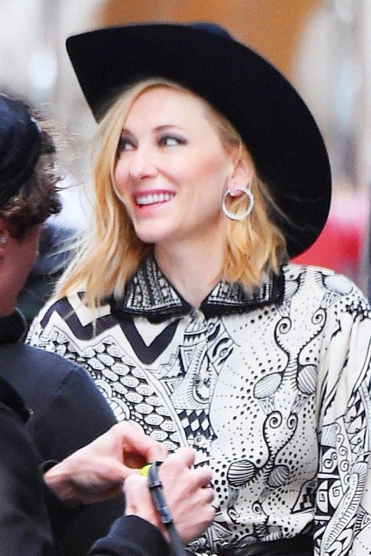 CATE BLANCHETT on the Set pf a Photoshoot in New York 06/06/2018