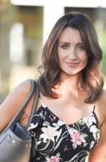 CATHERINE TYLDESLEY Leaves Terance Paul Salon in Manchester 06/27/2018
