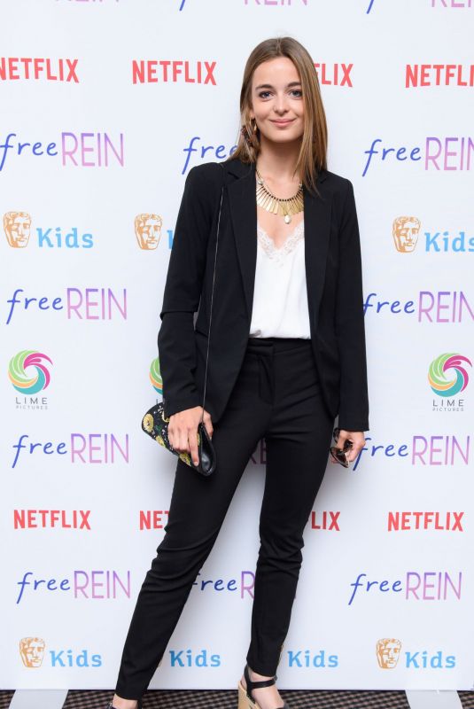 CELINE BUCKENS at Free Rein Show Season 2 Preview in London 06/16/2018