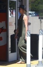 CHARLIZE THERON at a Gas Station in Los Angeles 06/09/2018