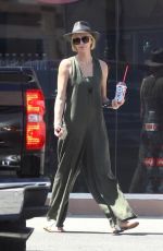 CHARLIZE THERON at a Gas Station in Los Angeles 06/09/2018