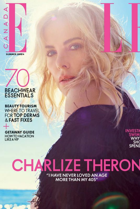 CHARLIZE THERON in Elle Magazine, Canada Summer 2018